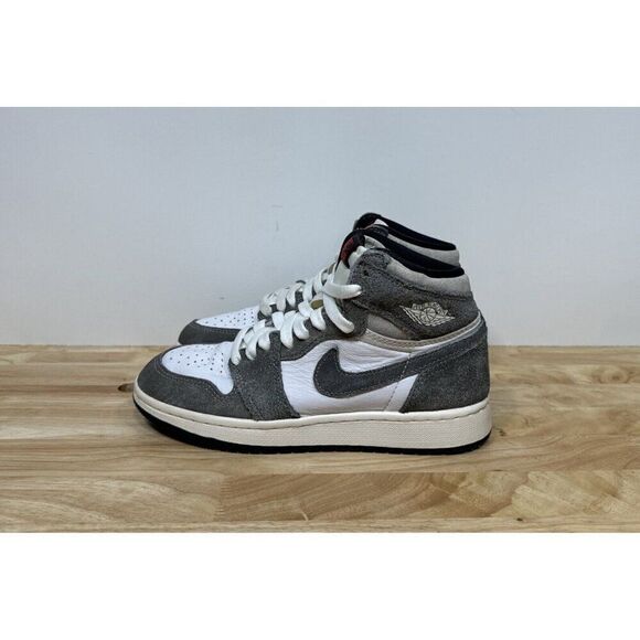 Air Jordan 1 Retro OG Washed Black GS Size 4y / Women’s 5.5 Shoes fd1437-051 - Picture 3 of 9